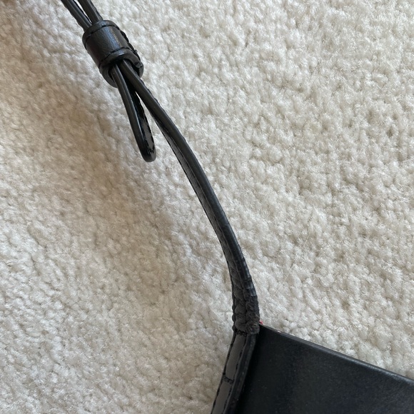 [SOLD] Mansur Gavriel mini mini bucket bag black leather red lining - Picture 13 of 14